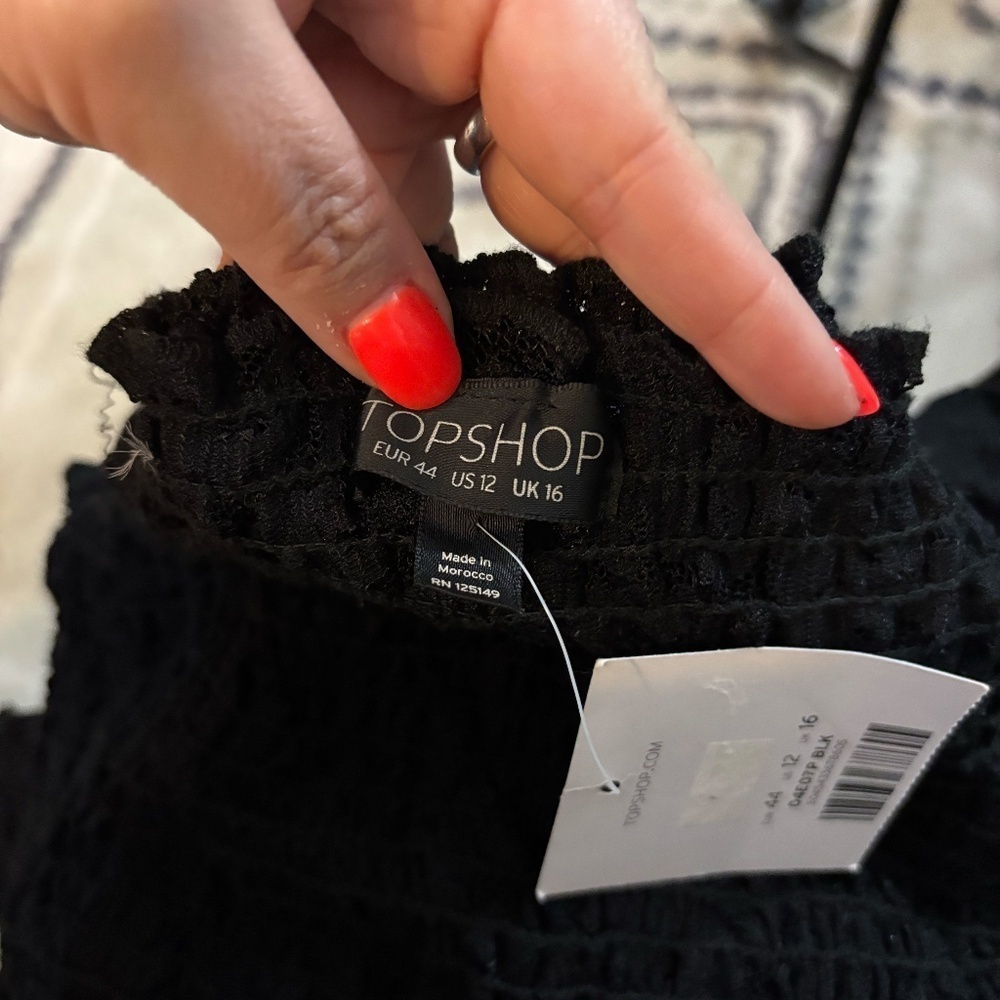 glitter off the shoulder and ruched - Picture 6 of 6